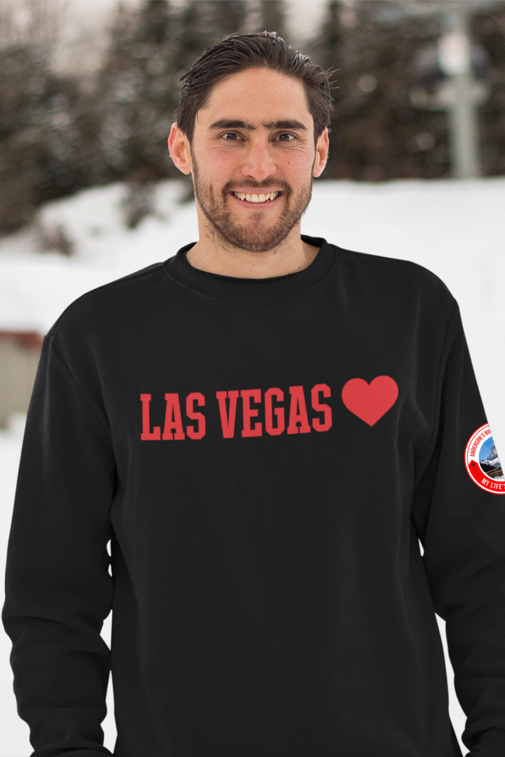 Las Vegas - Gray Crewneck