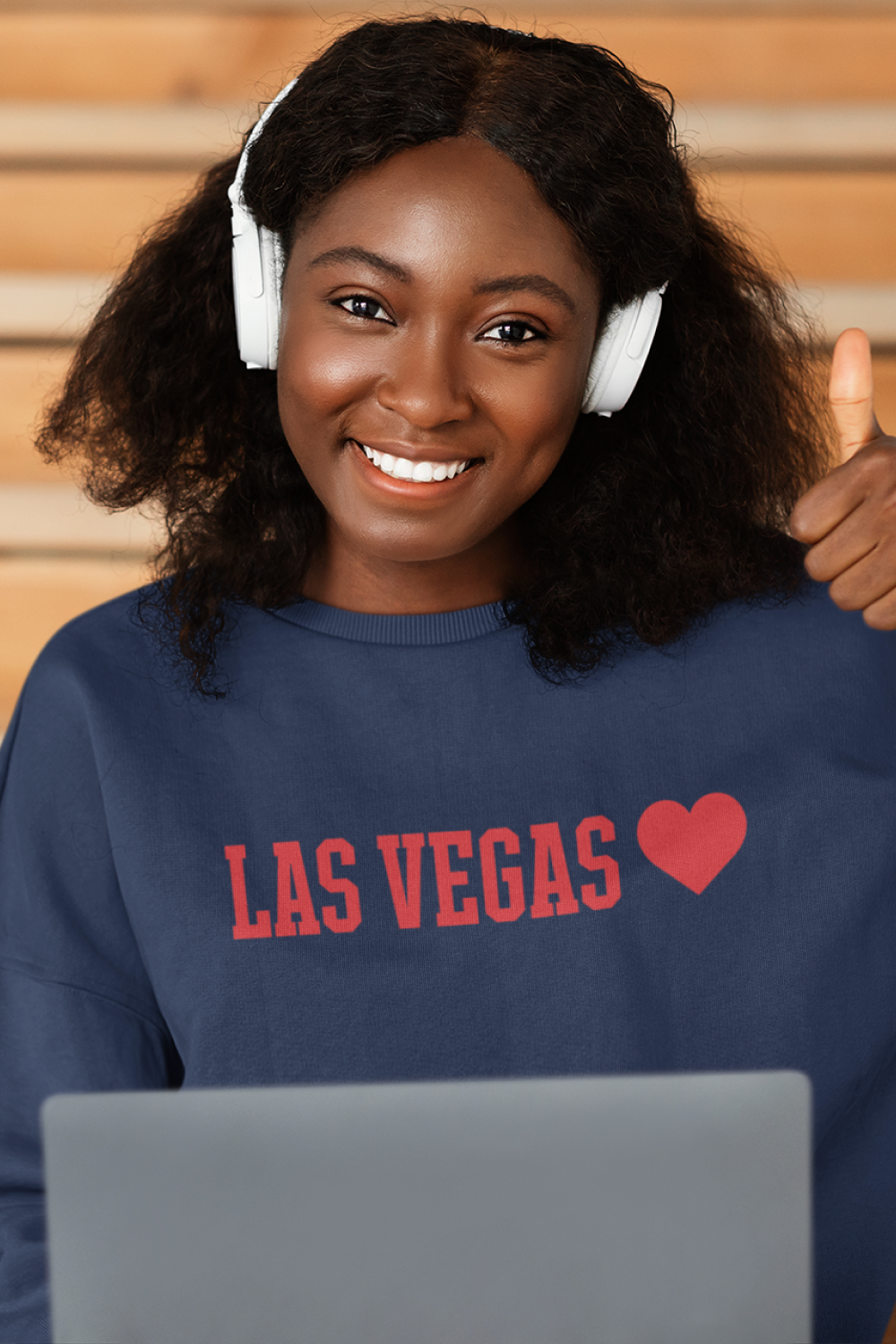 Las Vegas - Gray Crewneck