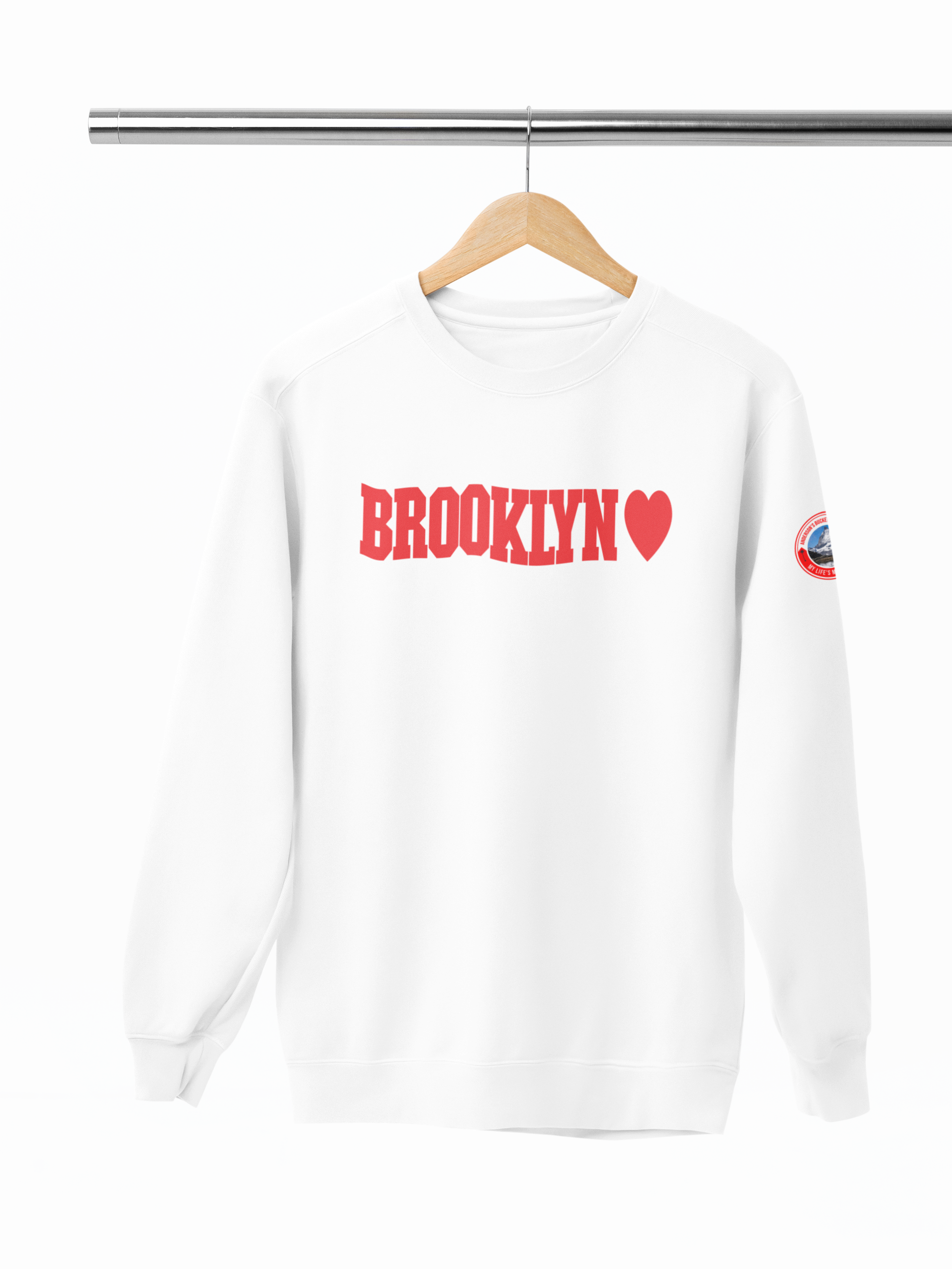 Brooklyn - Black Crewneck