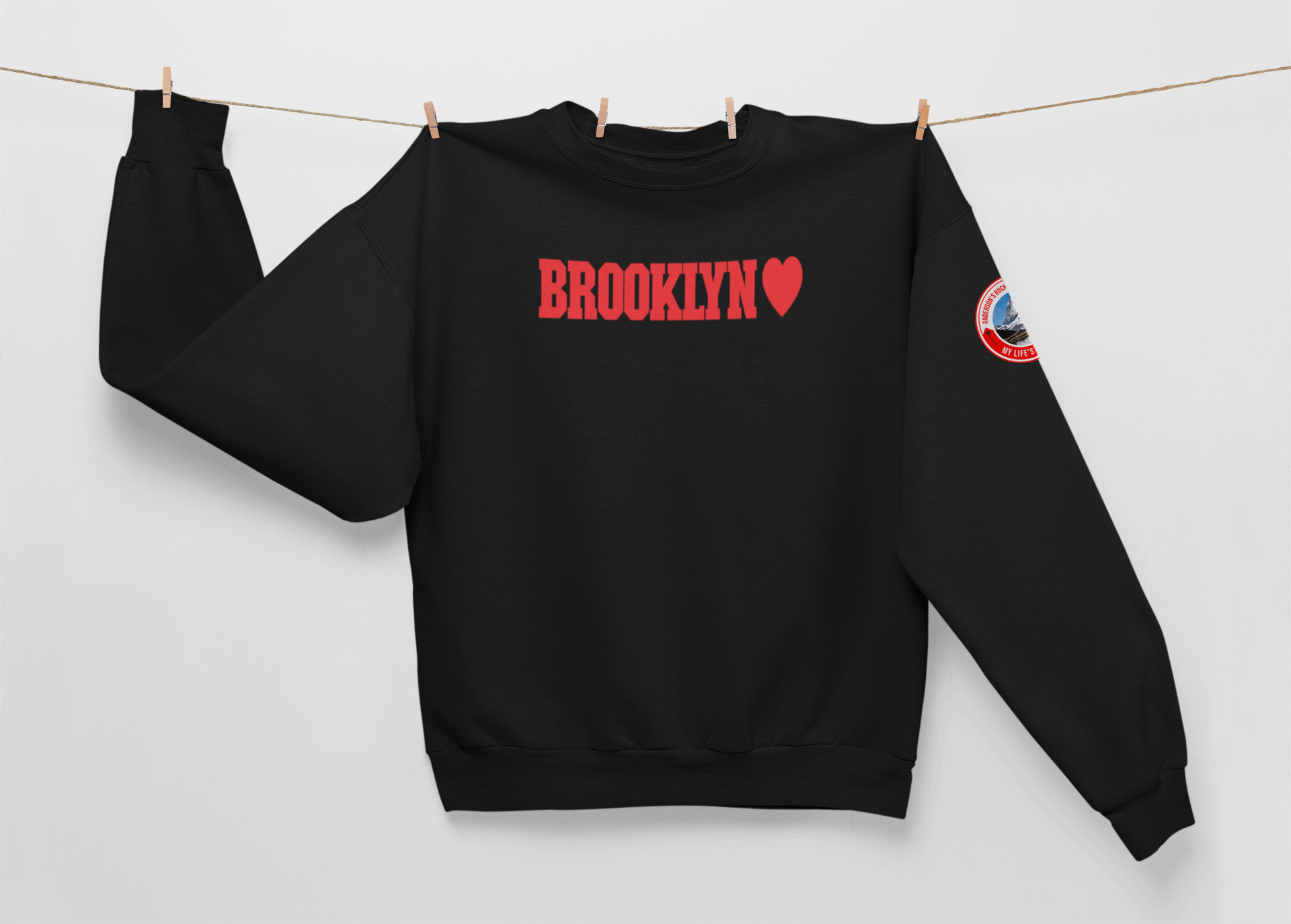 Brooklyn - Blue Crewneck