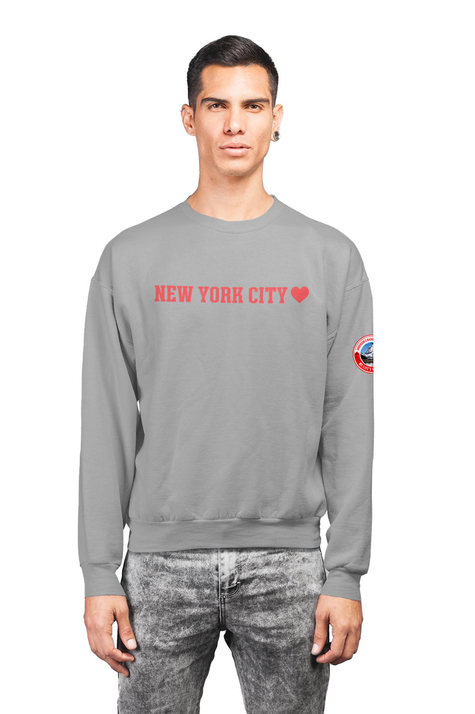 New York City - Black Crewneck