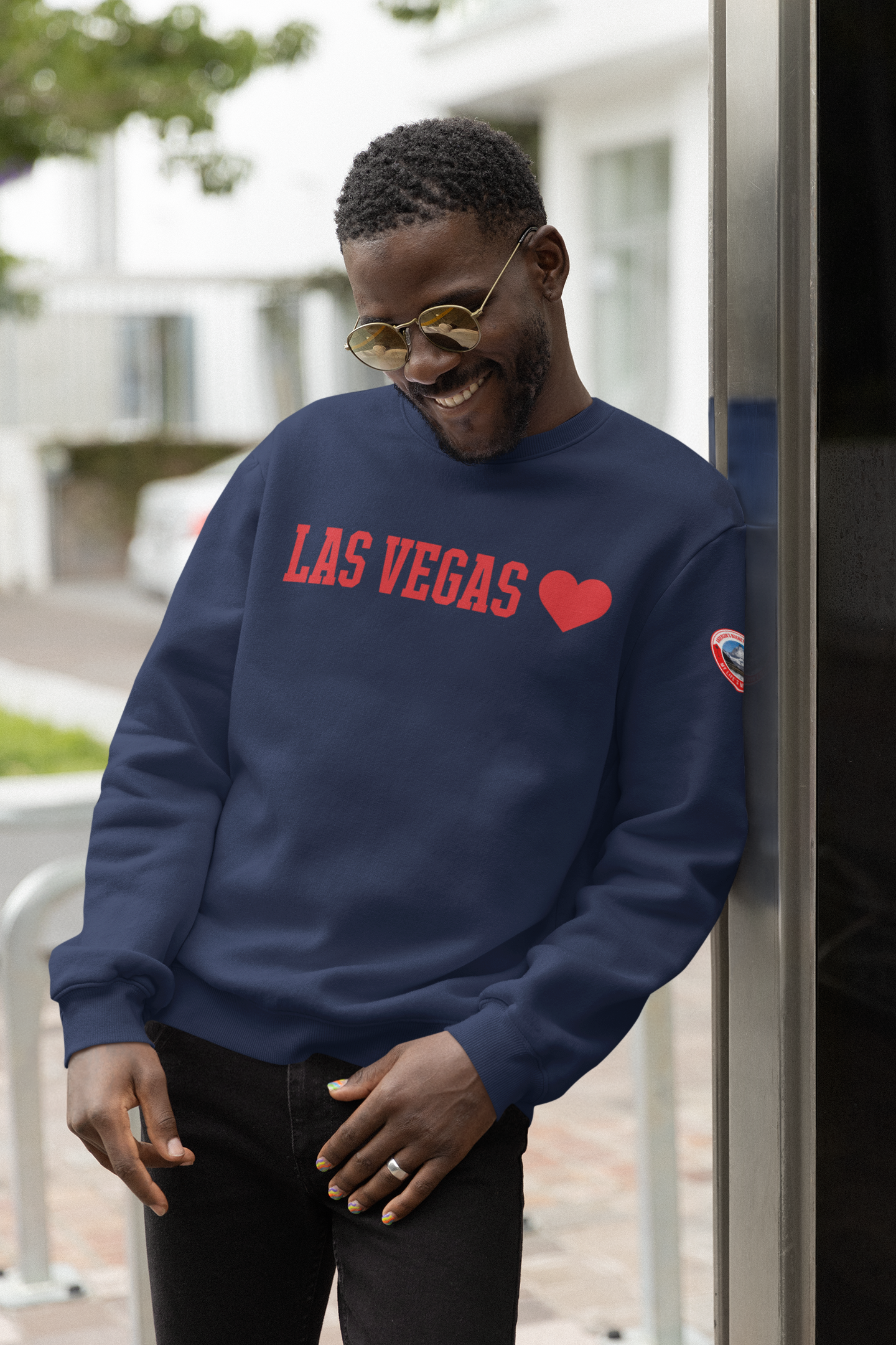 Las Vegas - Gray Crewneck