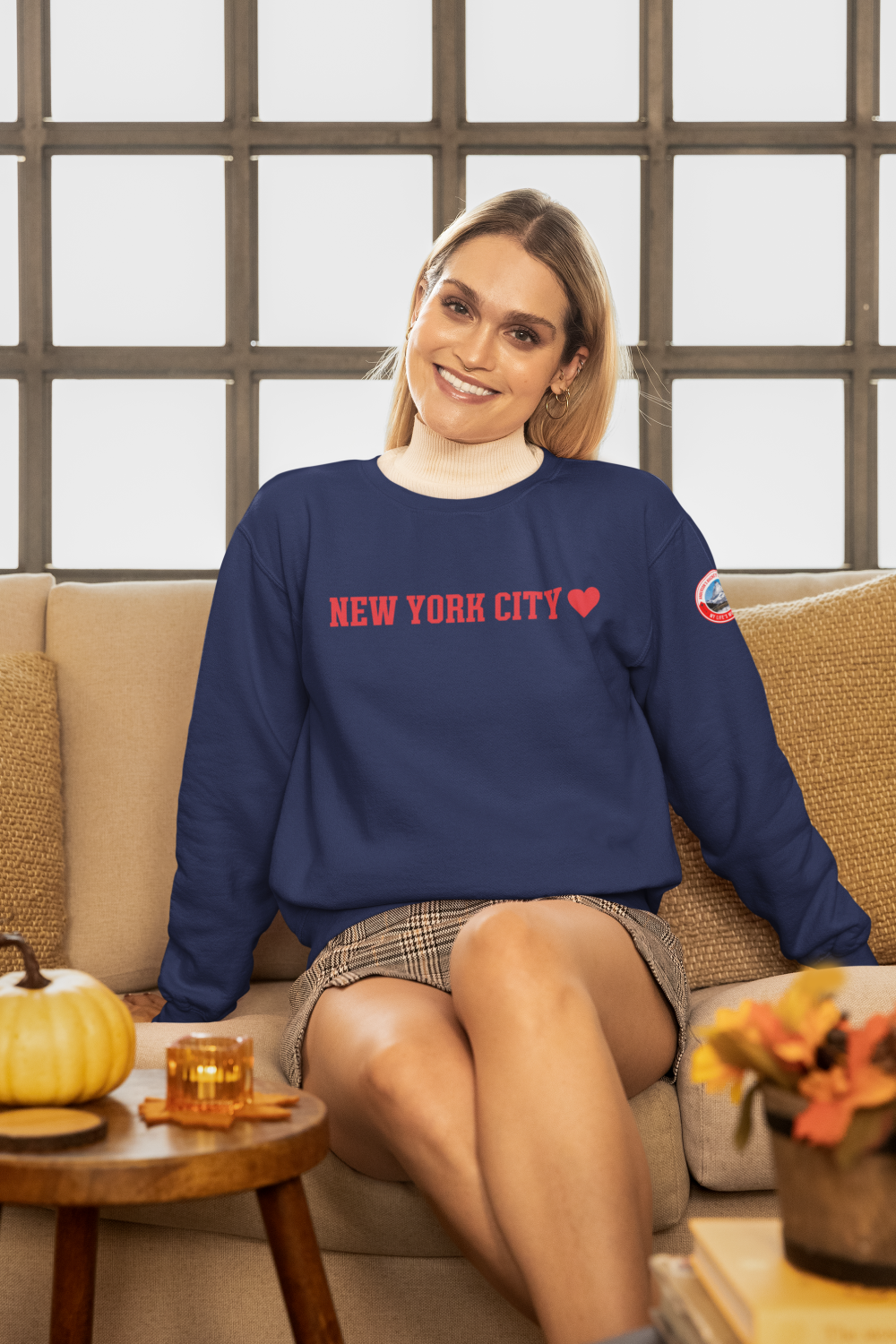 New York City - White Crewneck