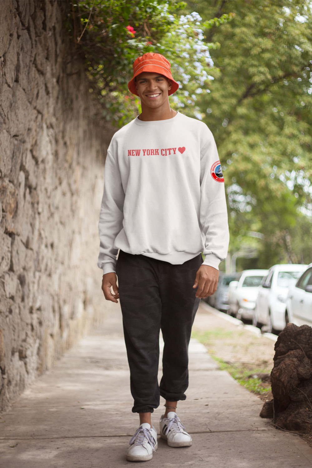 New York City - White Crewneck
