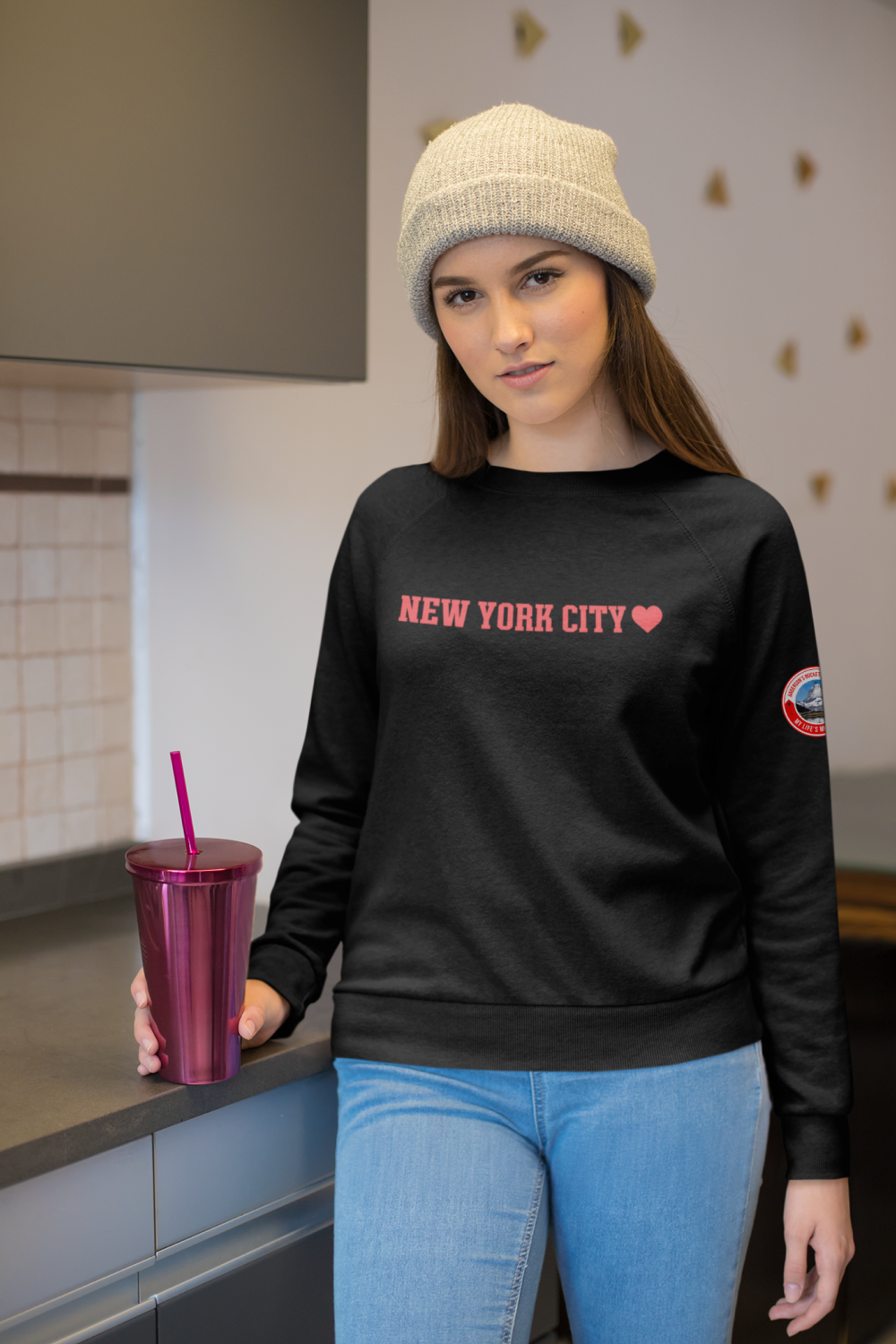 New York City - White Crewneck