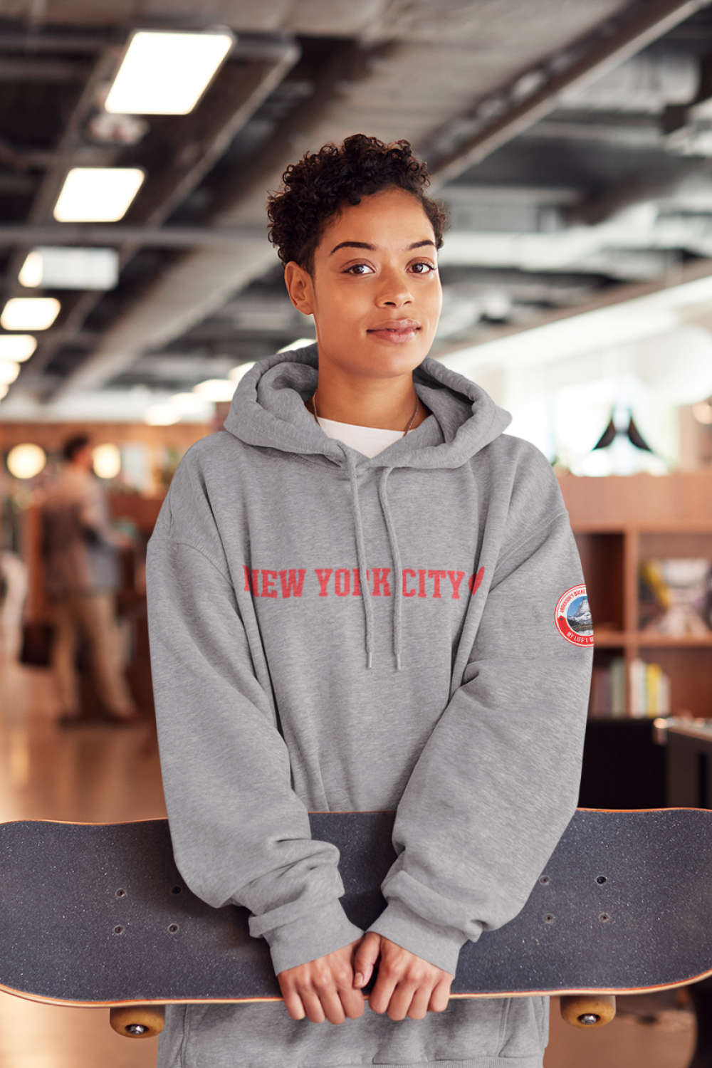 New York City - Gray Hoodie