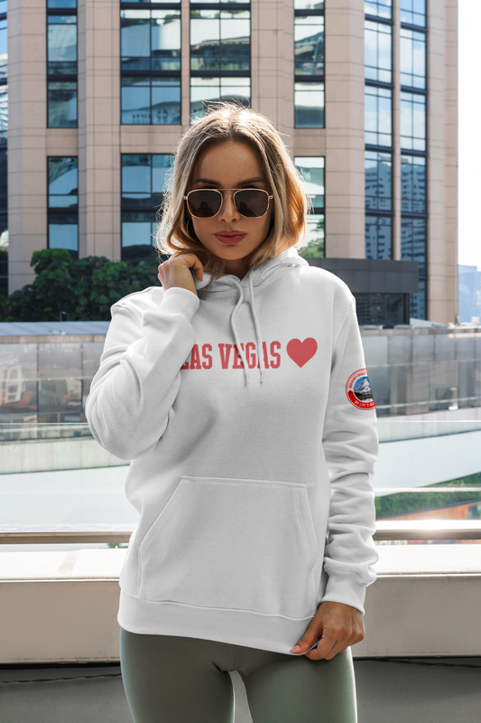 Las Vegas - White Hoodie