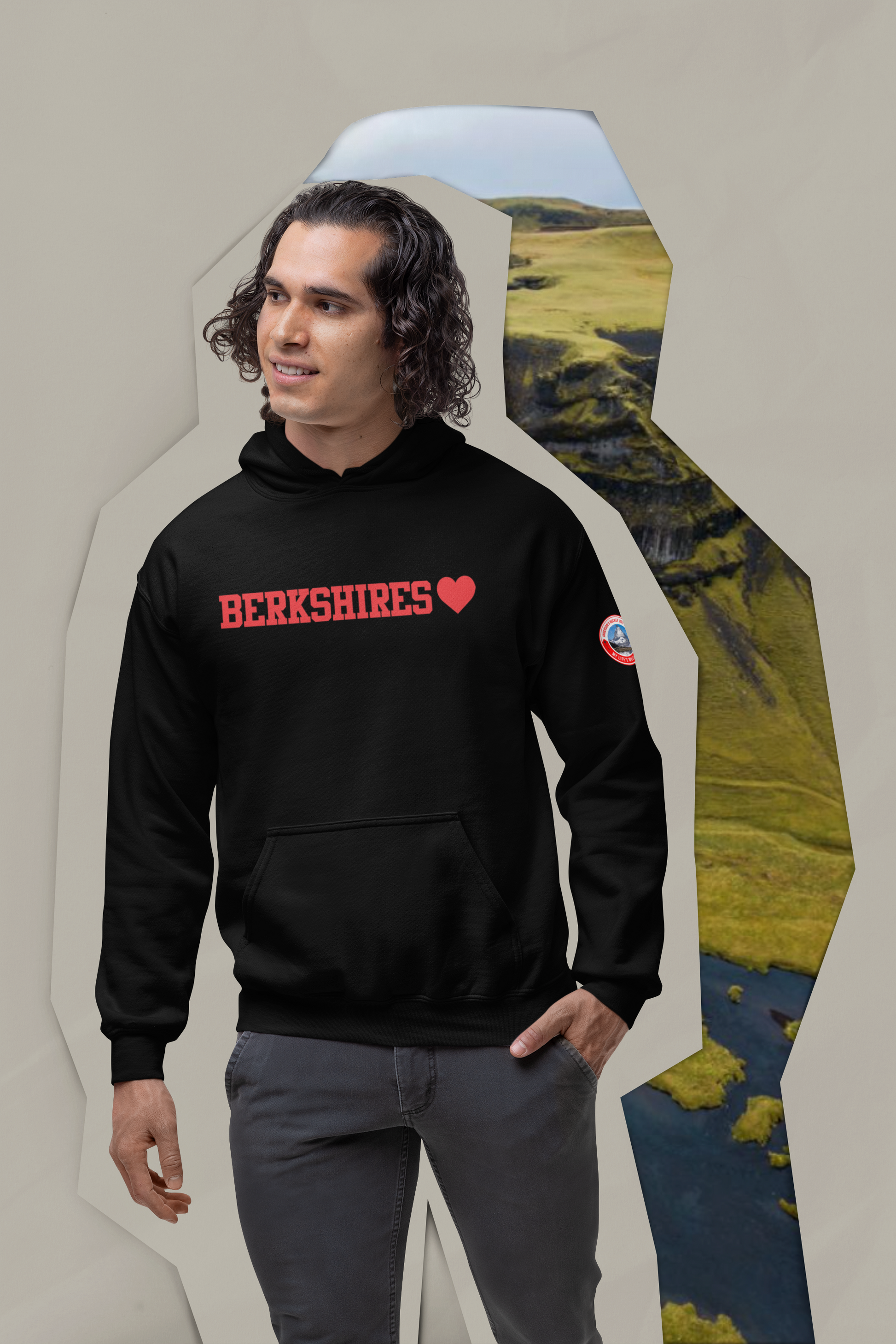 Berkshires - Black Hoodie - Anderson Apparel Group  