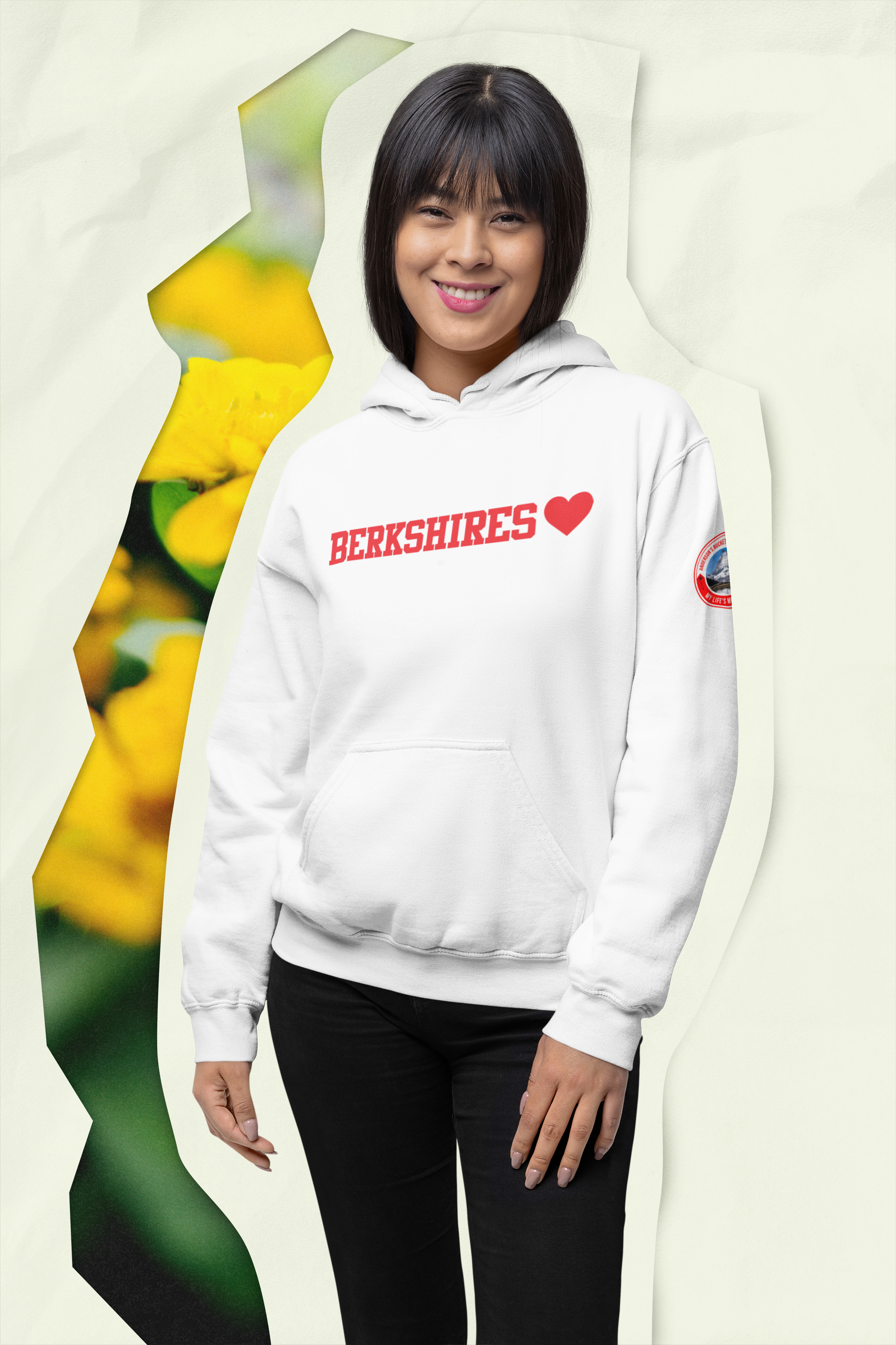 Berkshires - White Hoodie
