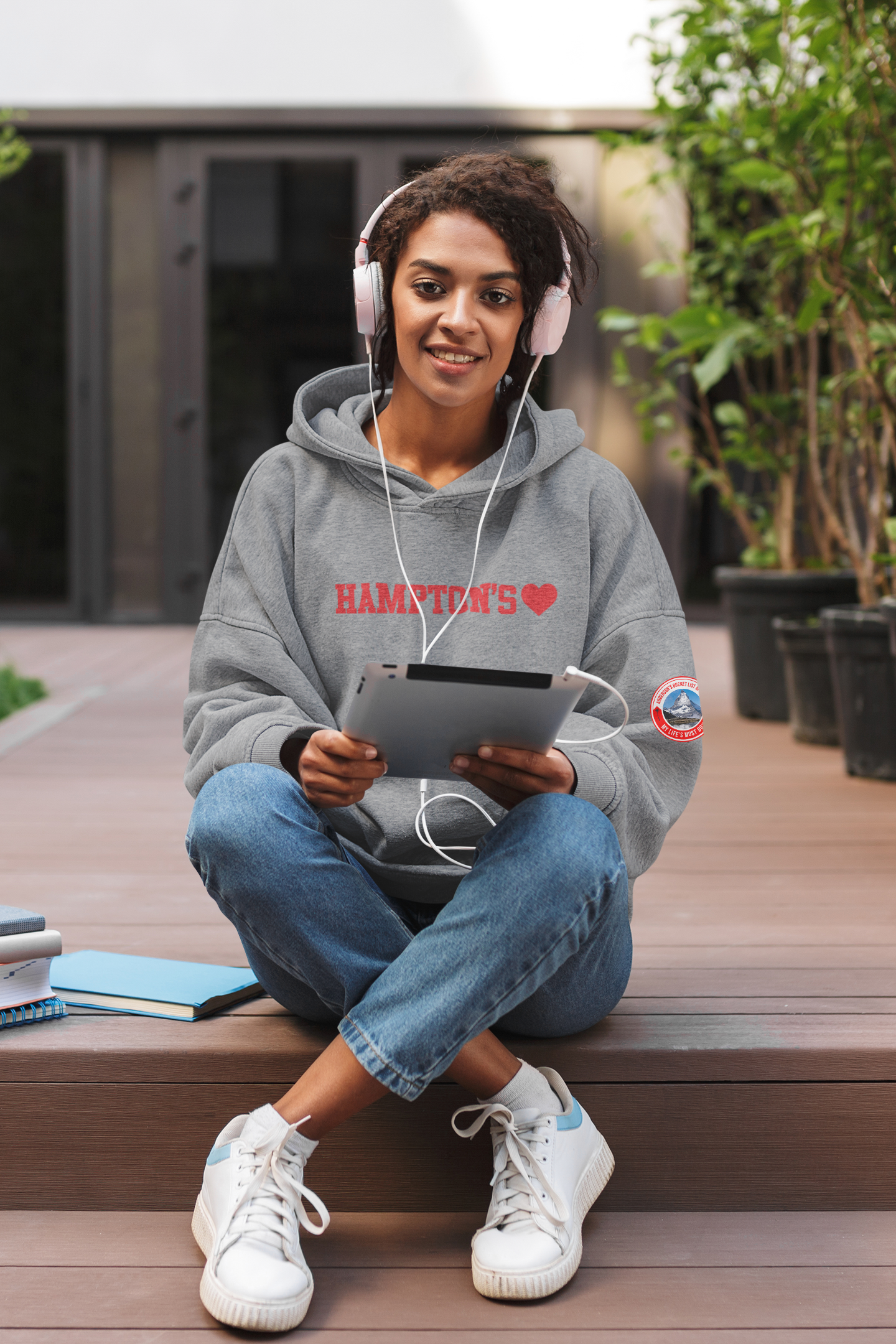 Hampton's - Gray Hoodie