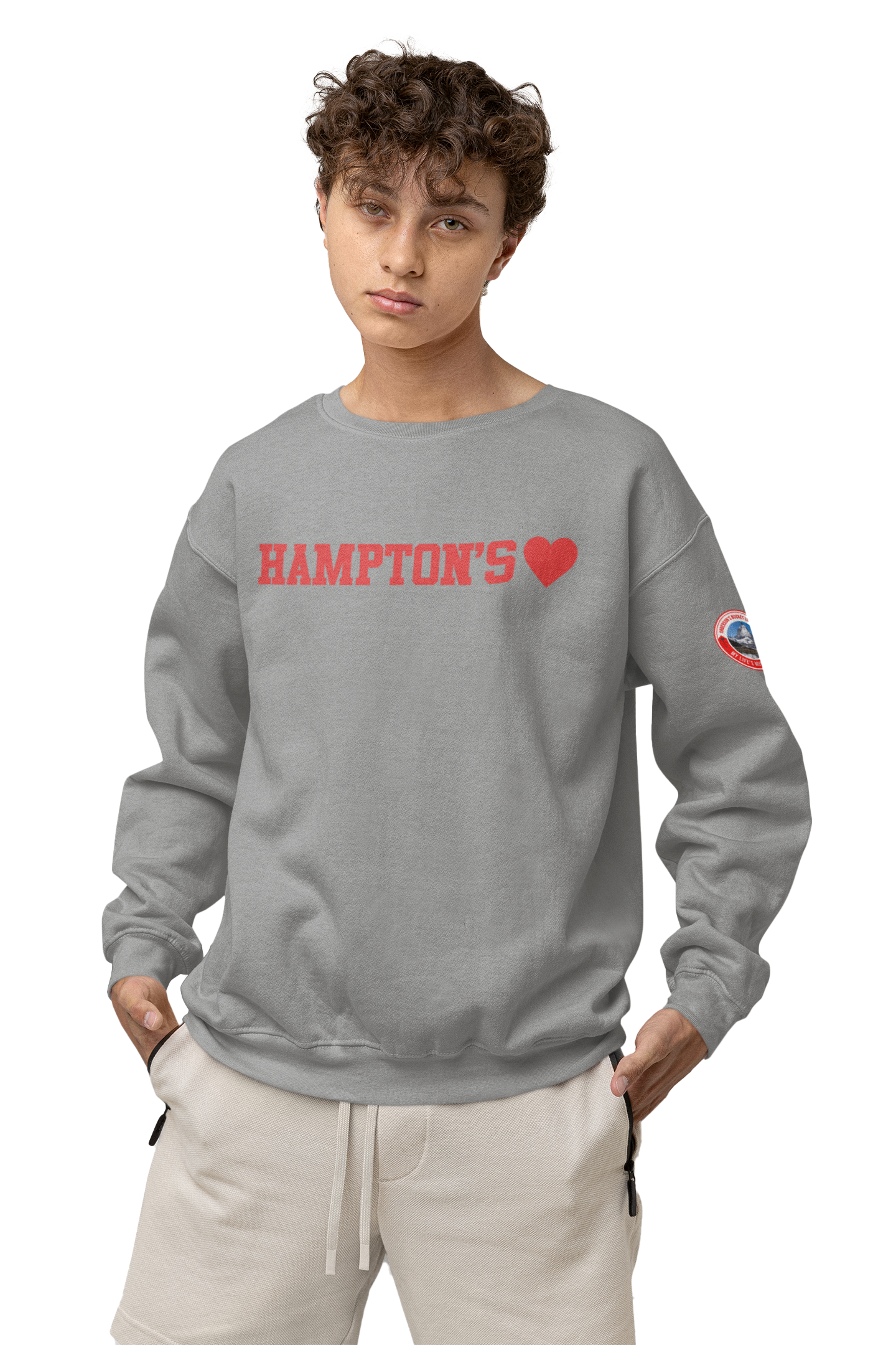 Hampton's - Blue Crewneck - Anderson Apparel Group  
