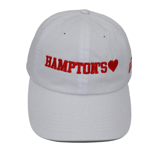 Hampton's - White Baseball Caps