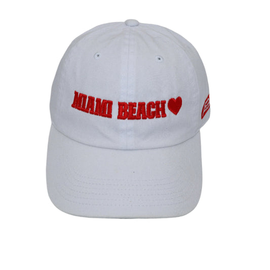 Miami Beach - White Baseball Caps