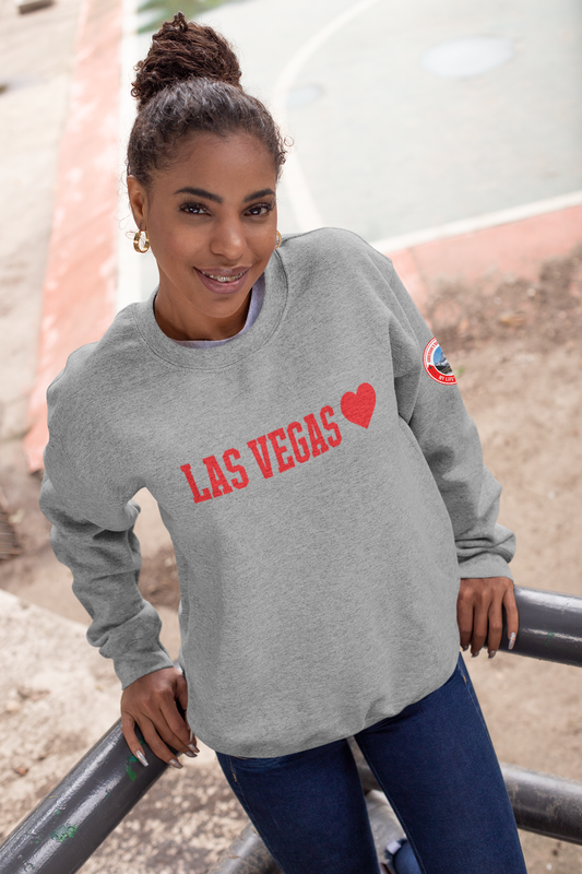 Las Vegas - Gray Crewneck