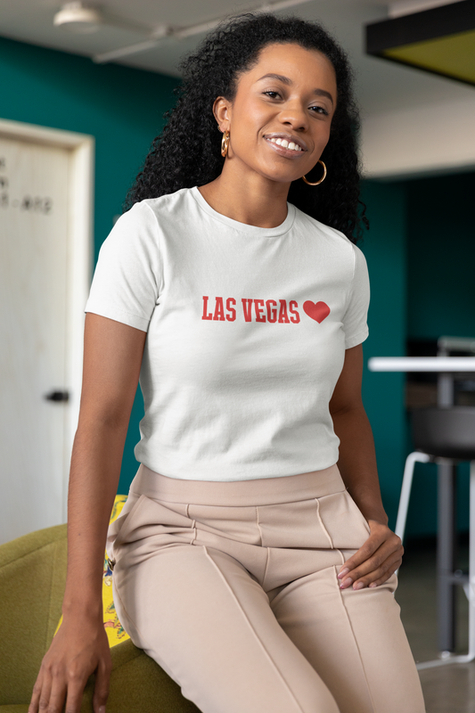 Las Vegas White T-Shirt