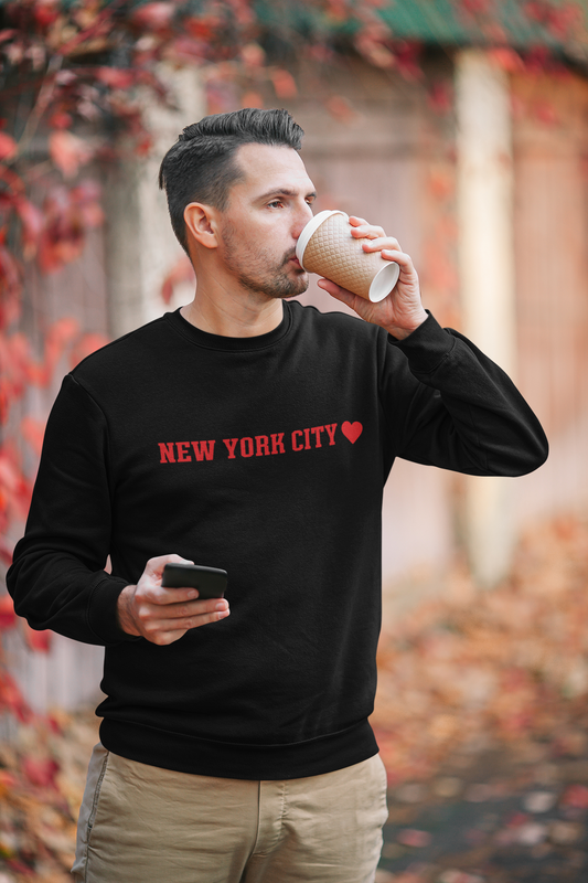 New York City - Black Crewneck