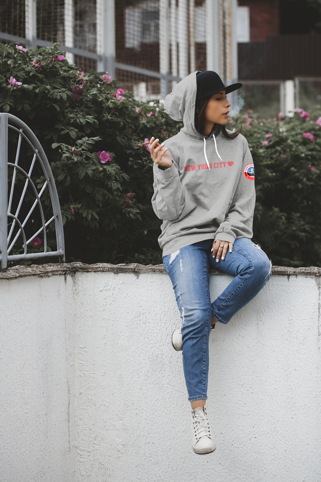 New York City - Gray Hoodie