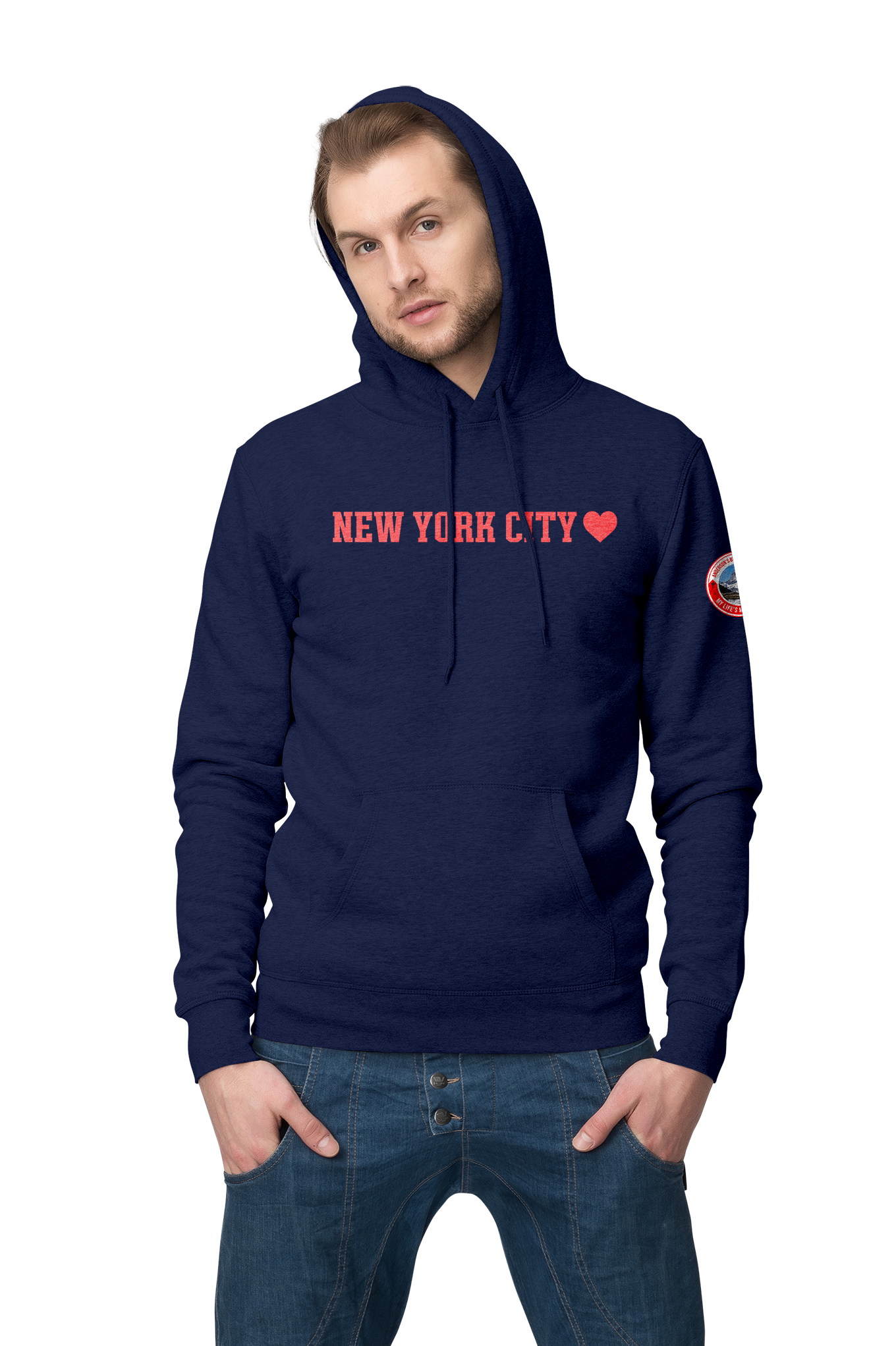 New York City - Blue Hoodie
