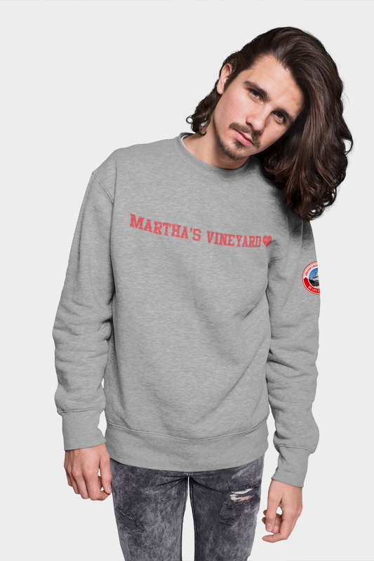 Martha's Vineyard - Gray Crewneck